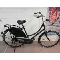Oma fiets mat zwart